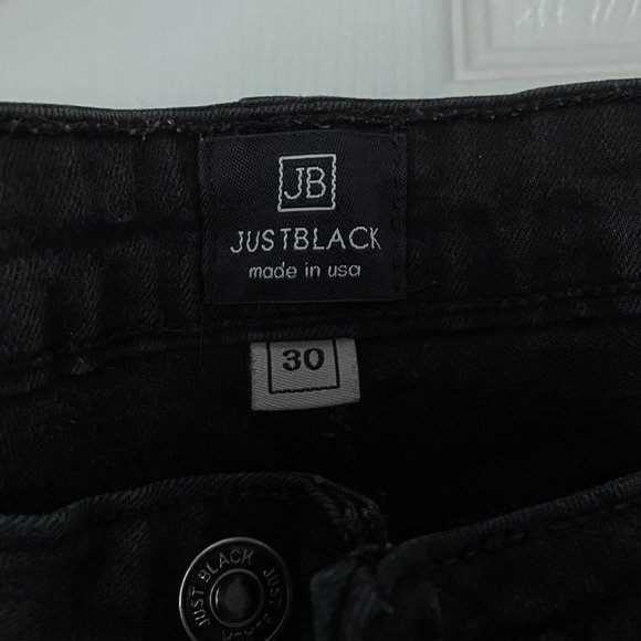 JUST BLACK Distressed Jeans - Size 30 - Picture 1 of 2